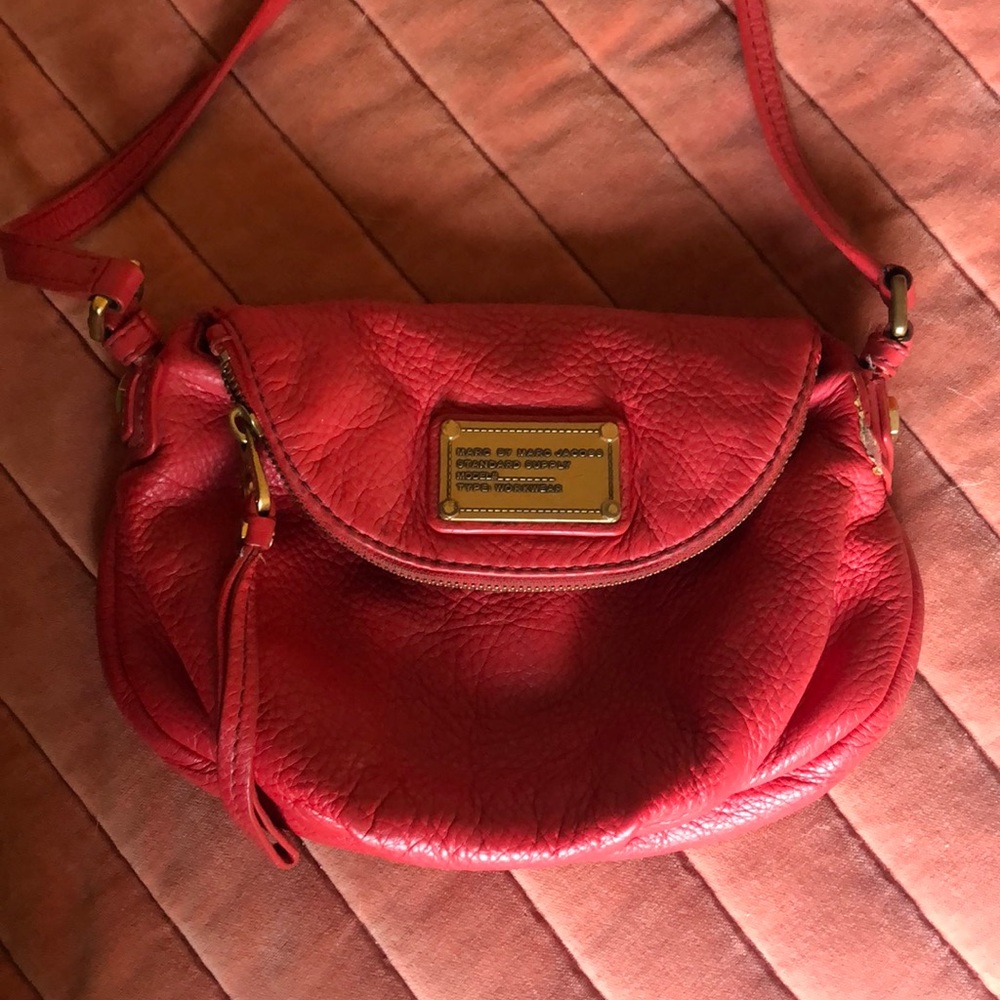 Cute red Marc Jacobs leather bag